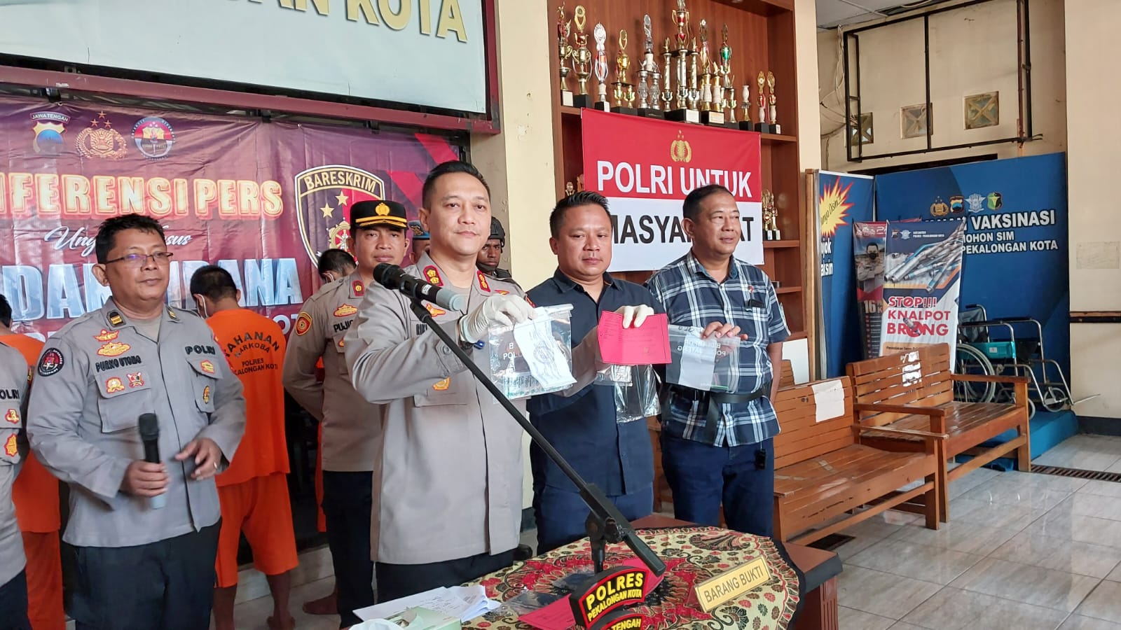 Polres Ungkap Tiga Kasus Narkoba di Pekalongan