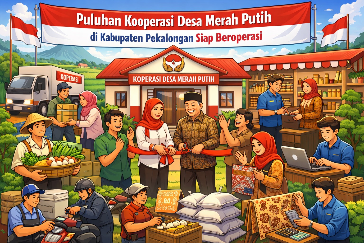 Puluhan KDMP di Kabupaten Pekalongan Siap Beroperasi