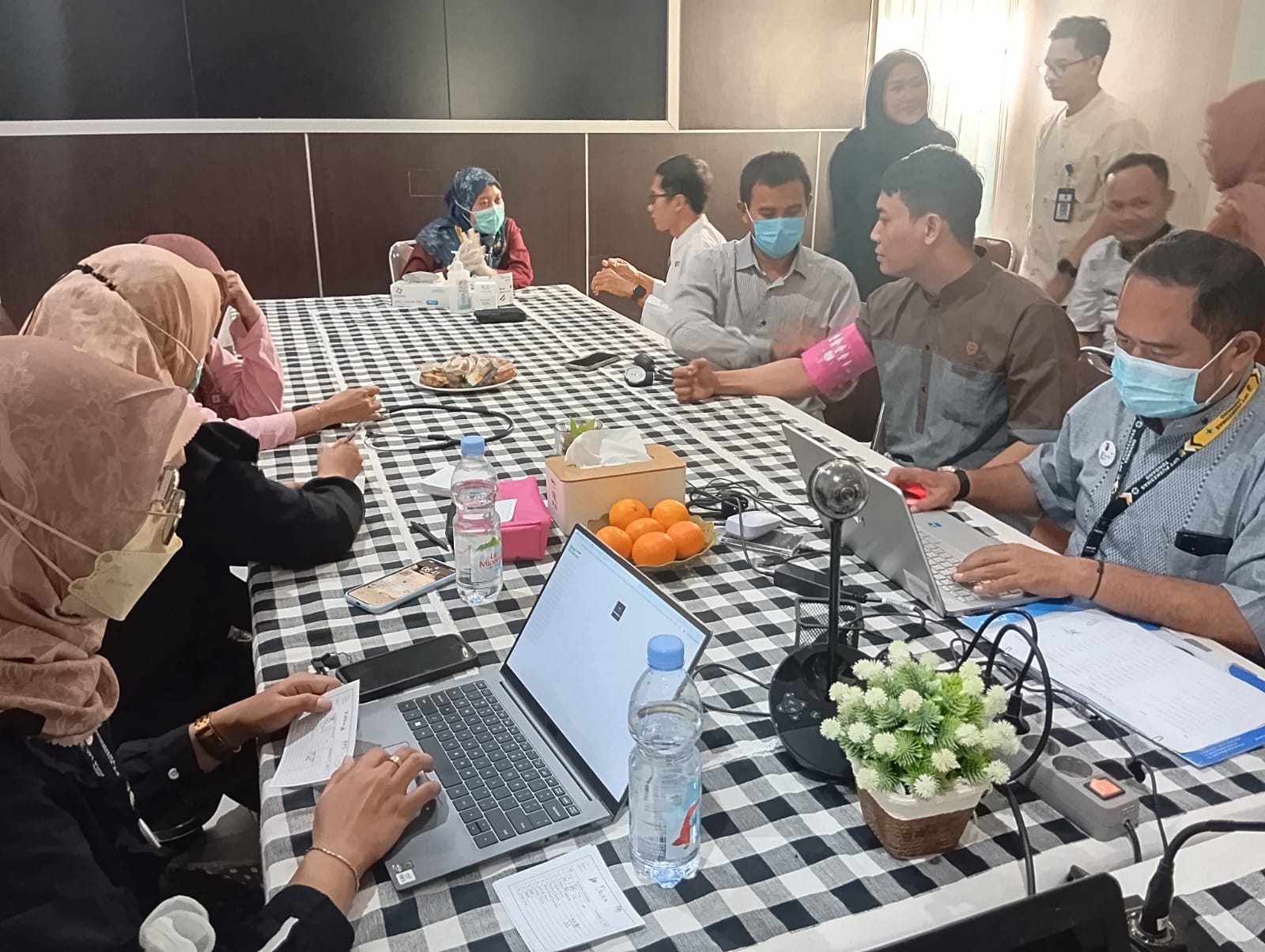 Puskesmas Tondano Gelar CKG di Dinkominfo