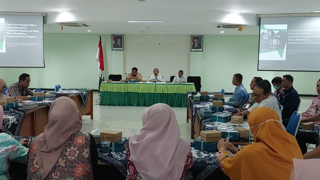 RSUD Bendan Siapkan Green Champion Menuju Rumah Sakit Hijau