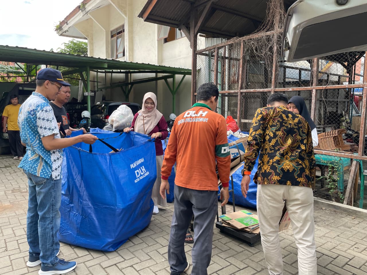 Rutan Pekalongan Setor 90 Kilogram Sampah Organik ke Bank Sampah
