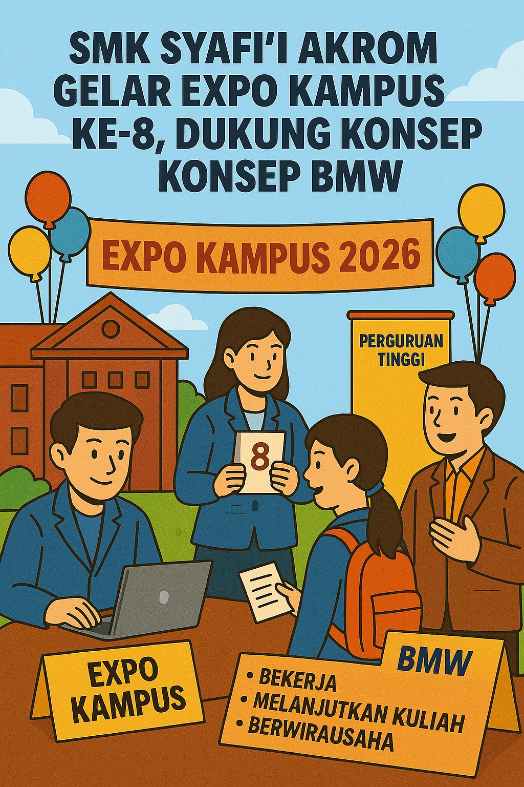 SMK Syafi’i Akrom Kembali Gelar Expo Kampus, Dukung Konsep BMW SMK Syafi’i Akrom Kembali Gelar Expo Kampus, Dukung Konsep BMW