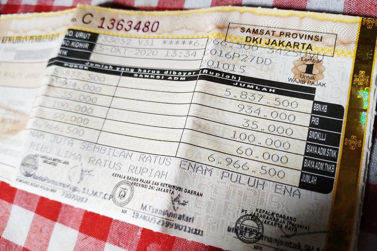Samsat Hapuskan Tunggakan Pajak Kendaraan Bermotor
