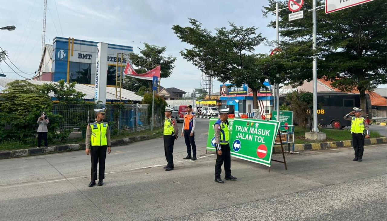 Satlantas Pekalongan Kota Perketat Pengamanan Lalu Lintas di Titik Rawan Macet