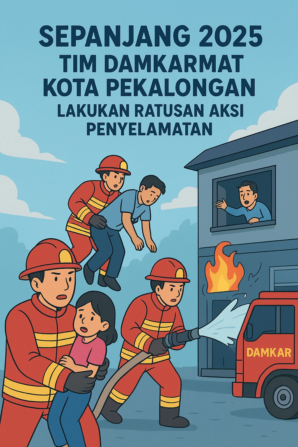 Sepanjang 2025, Tim Damkarmat Kota Pekalongan Lakukan Ratusan Aksi Penyelamatan Sepanjang 2025, Tim Damkarmat Kota Pekalongan Lakukan Ratusan Aksi Penyelamatan