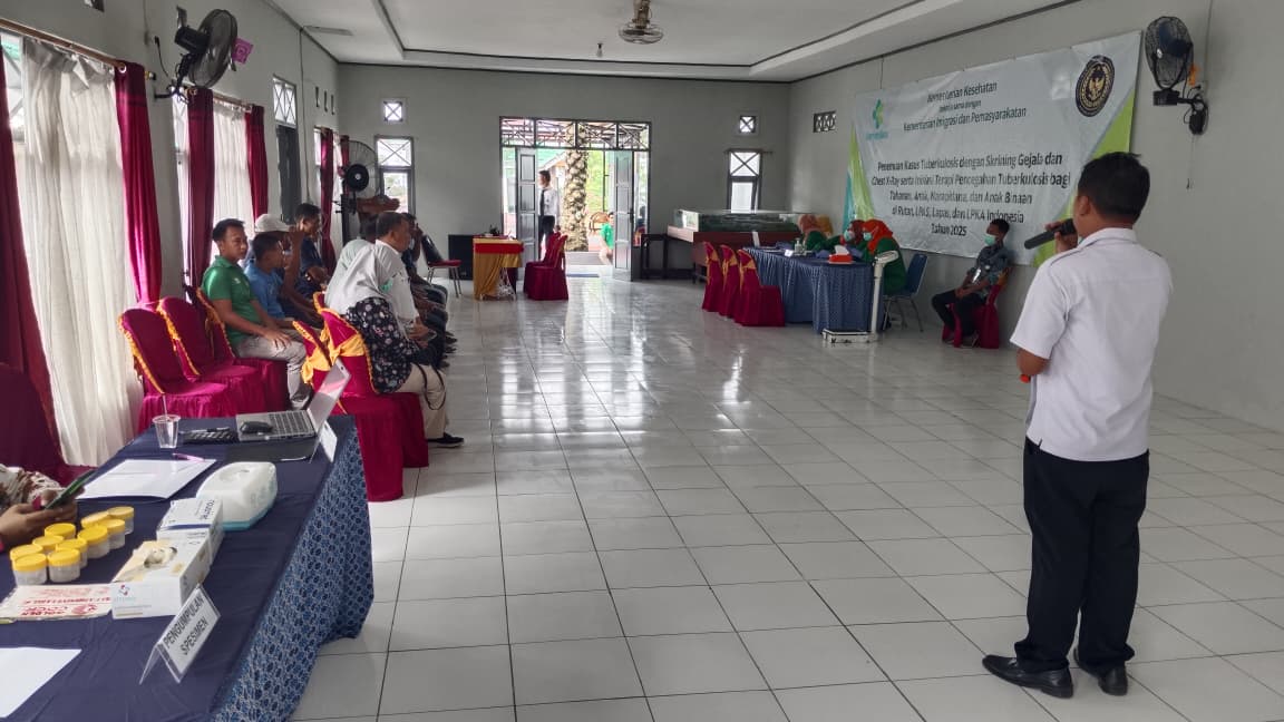 Skrining TBC di Lapas Pekalongan, 13 Napi Suspect