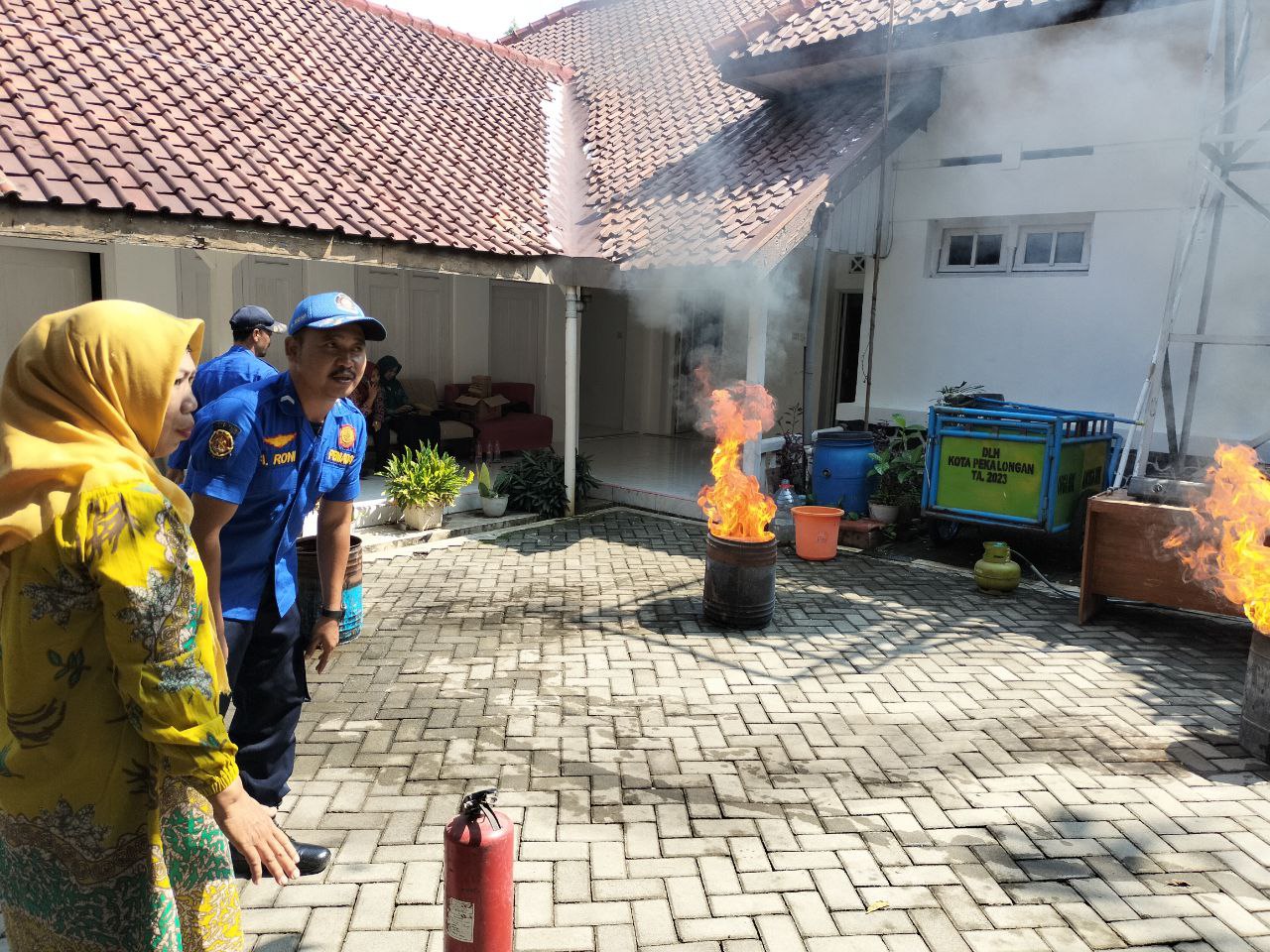 TP PKK Bekali Anggotanya Penanganan Awal Kebakaran