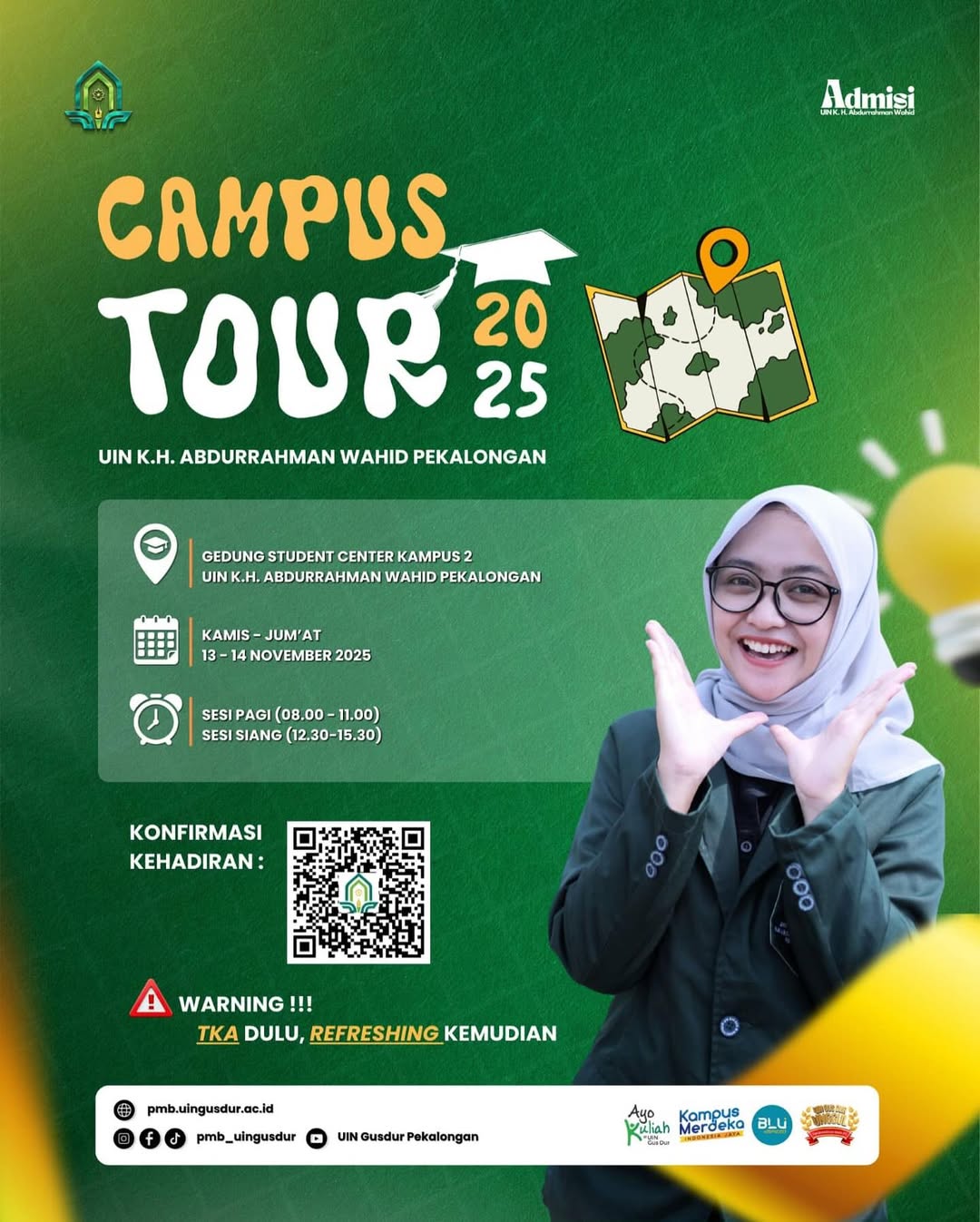 UIN Gus Dur Pekalongan Gelar Campus Tour 2025, Kenalkan Dunia Kampus Pada Pelajar Sekolah Menengah UIN Gus Dur Pekalongan Gelar Campus Tour 2025, Kenalkan Dunia Kampus Pada Pelajar Sekolah Menengah